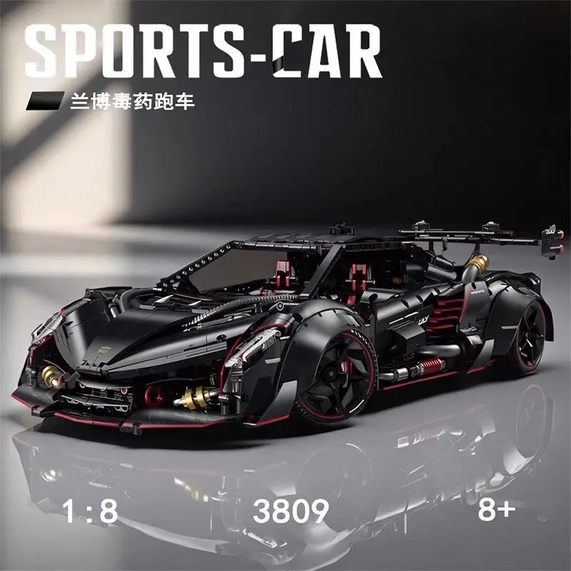 

Древнее поощрение 10639 Модель Lambo Venom Головоломка для взрослых в сборе с дистанционным управлением Игрушечный гоночный автомобиль: 8 Высокая пропорция