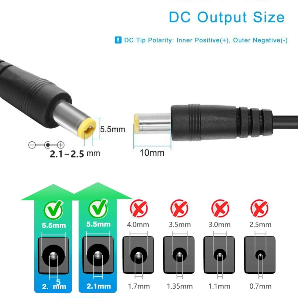 AC 110V 220V DC Power Supply Adapter 5V 6V 9V 10V 12V Adapter Supply Charger 1A 2A 3A Eu Us Adaptor For LED Light Strips Monitor