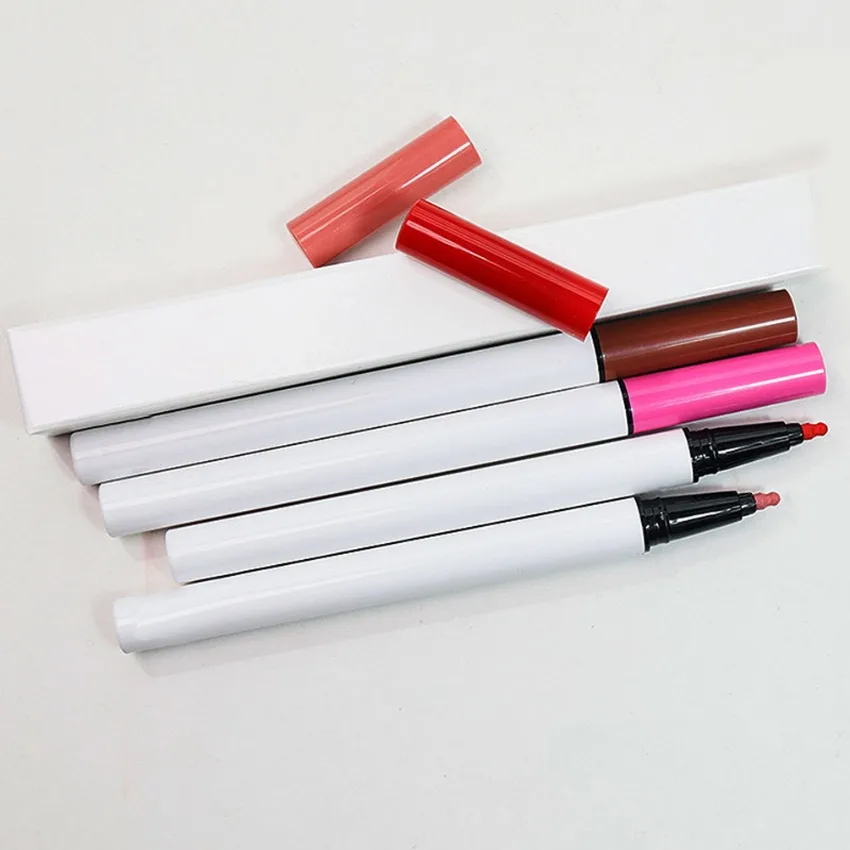 Custom 4colors High Pigmented Liquid Lip Liner Fast Dry Waterproof Long Lasting Matte Delicate Easy To Colored Lips Makeup Bulk