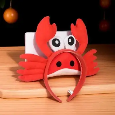 

Big Eye Hair Headband Creative Crab Headdress Adorable Costume Party Favors Cosplay Masquerade Supplies Comfortable