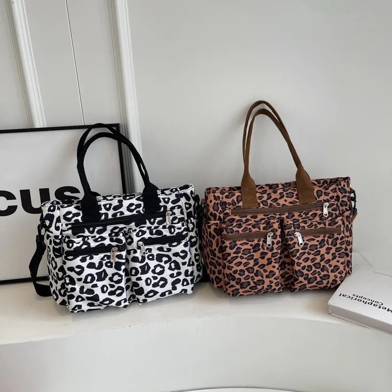 

Ladies' Tote Bags Leopard Print Personalized Fashionable Y2k Versatile Shoulder Bags High-quality Luxury Brand Crossbody Bags