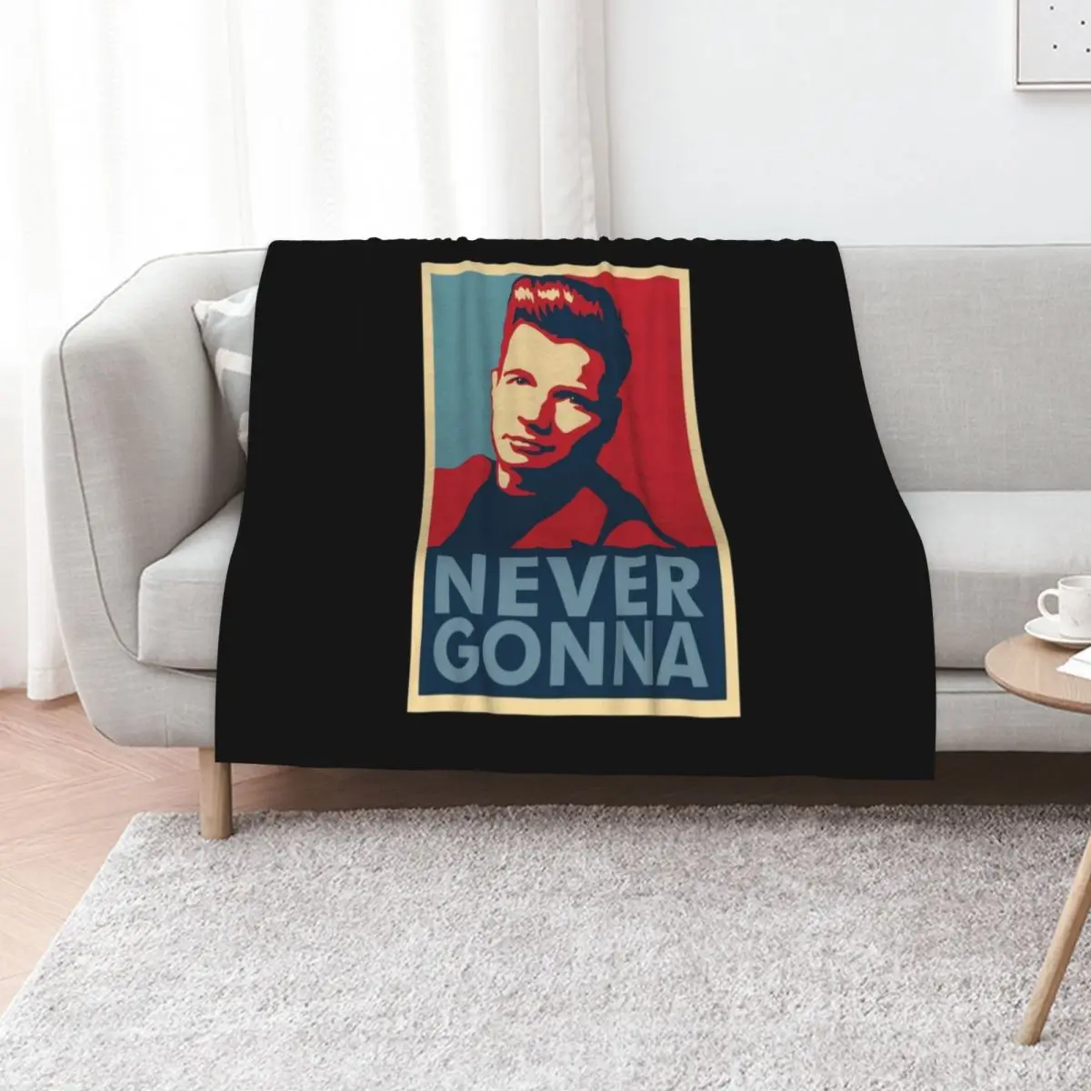 Never Gonna Throw Blanket Sofas Decoratives Multi-Purpose for babies manga Blankets For Bed Blankets