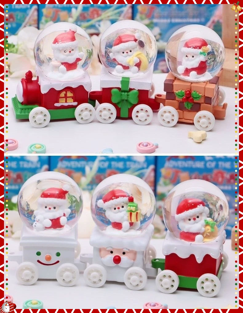 

Dingdong Train Adventure Crystal Ball Blind Box | Snow Globe | Bedroom Desktop Decoration Ornament | Perfect Christmas Gift
