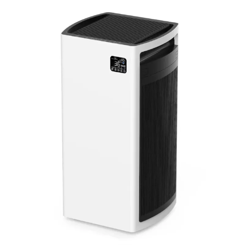 

White Air Purifier with App Control Multi-Layer Filtration for Large Rooms Portable Installation Factory Price