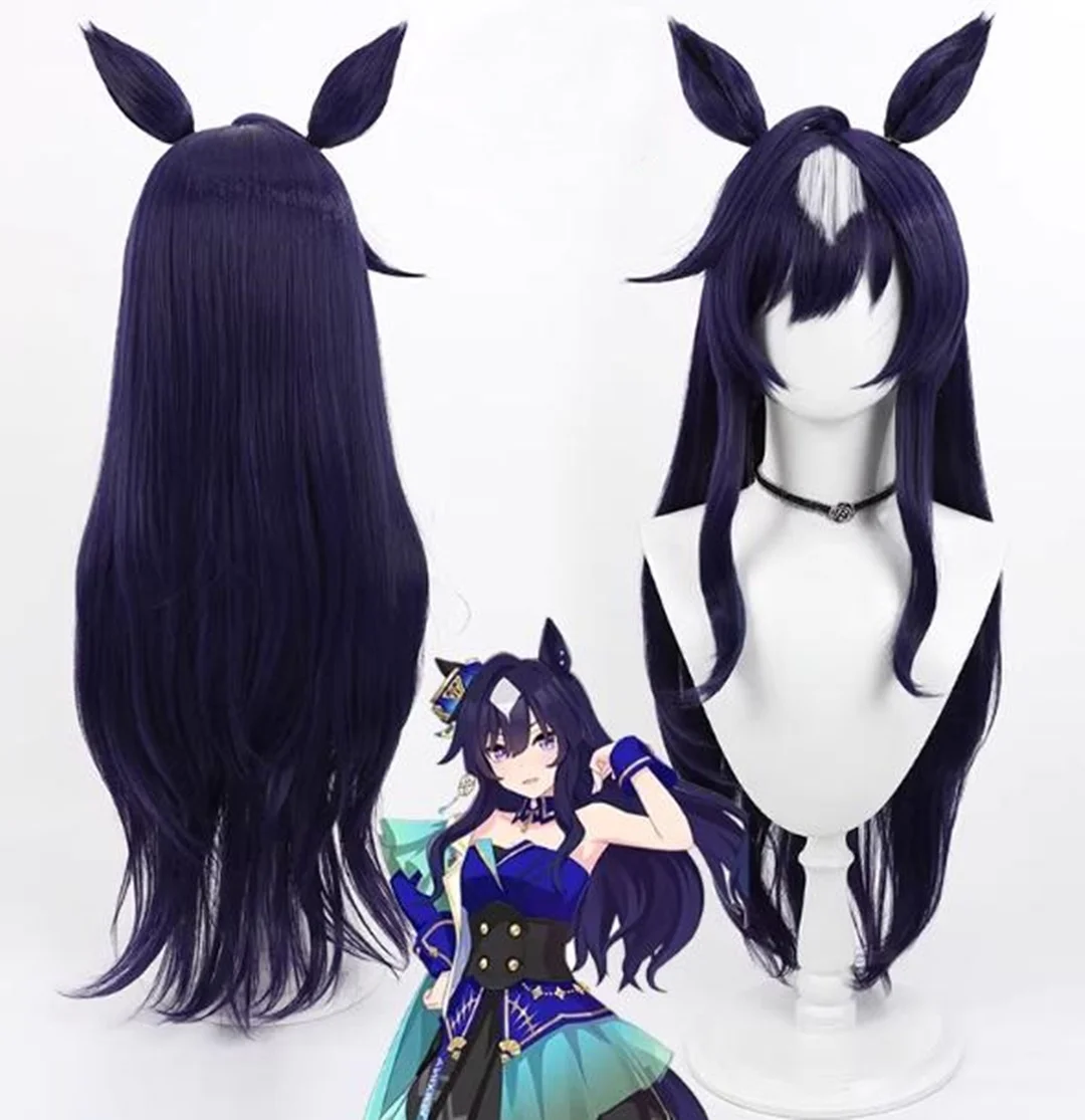 

Косплей-парик Uma Musume Pretty Derby Verxina, уши, хвосты и парики для аниме- и игровых вечеринок