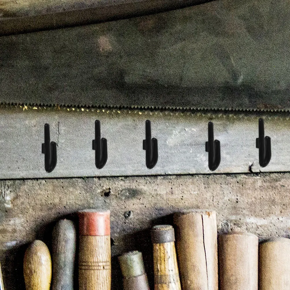 

40Pcs Pegboard Storage Hooks Plastic Hanging Tools Organizer for Wall Garage Workshop Efficient Space Management