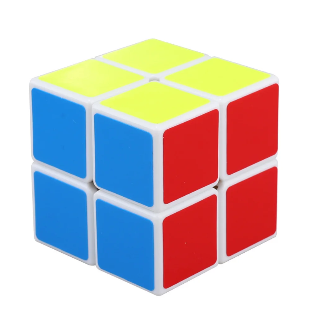 Magic Cube 2x2x2 Magic Speed Cube 2x2 Cube Smooth 3D Puzzle Toy Mini Pocket Twist Toy Educational Toys For Boys Girls Kids