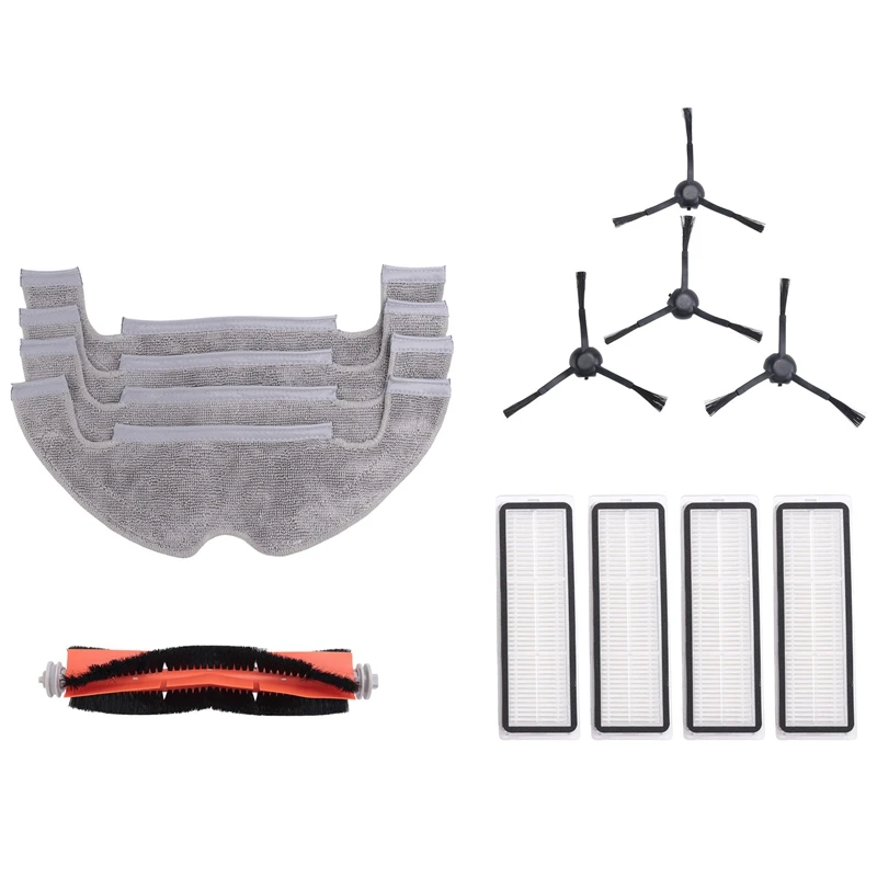 

Top Sale Replacement For Xiaomi Robot Vacuum-Mop 2 Ultra STYTJ05ZHM Cleaner Spare Parts Main Side Brush Hepa Filter Mop Rag
