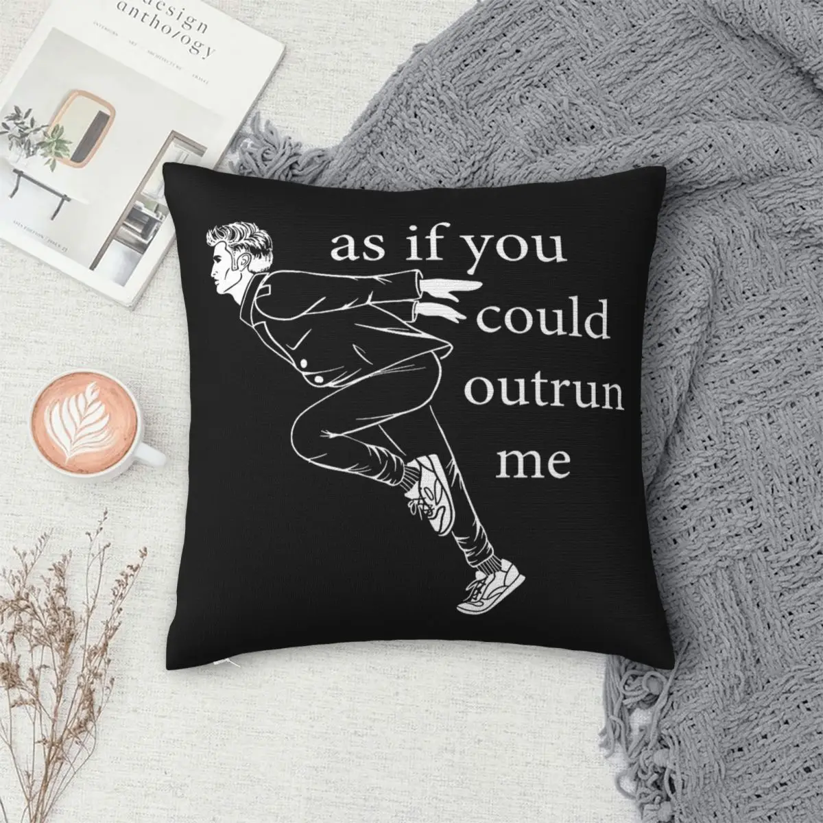 As If You Could Outrun Me Twilight Edward Cullen Pillowcase Printing Cushion Cover Decorative Pillow Case Cover Home Square