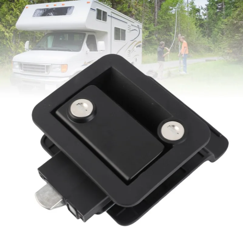 Trailer Door Latch Inside Outside Double Open Zinc Alloy Galvanized for Large Vehicles