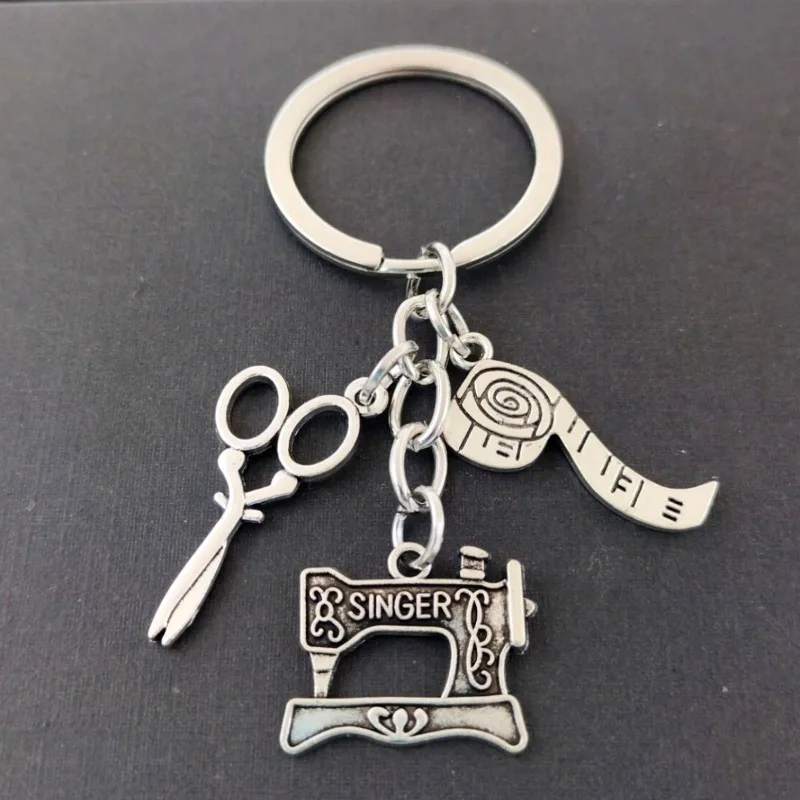Unique Keychain Sewing Machine Singer Ruler for Wallets, Bags It'S Practical for Everyday Use And Makes a Great Gift