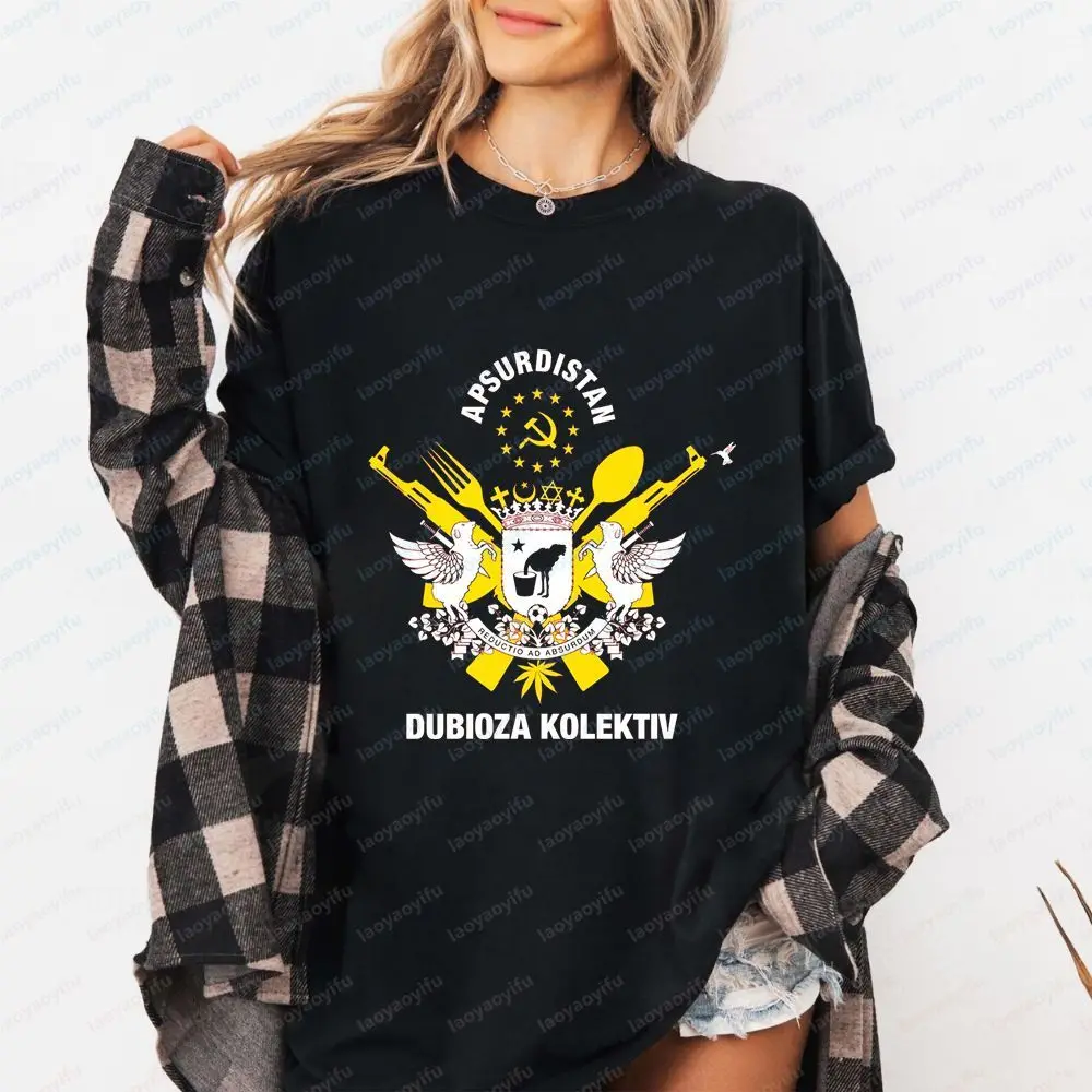 Dubioza Kolektiv - Fun Crazy Short-Sleeved Men's and Women's Universal Shirt Pattern Large-Sized Comfortable T-Shirt