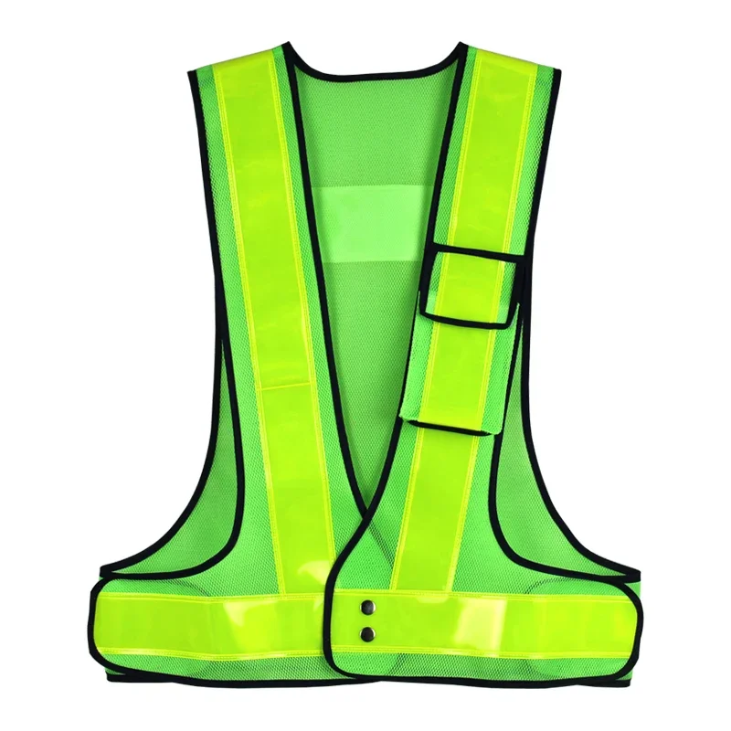 Hi Vis Vest With Pockets Reflector Vest Yellow Pocket Vest Zipper