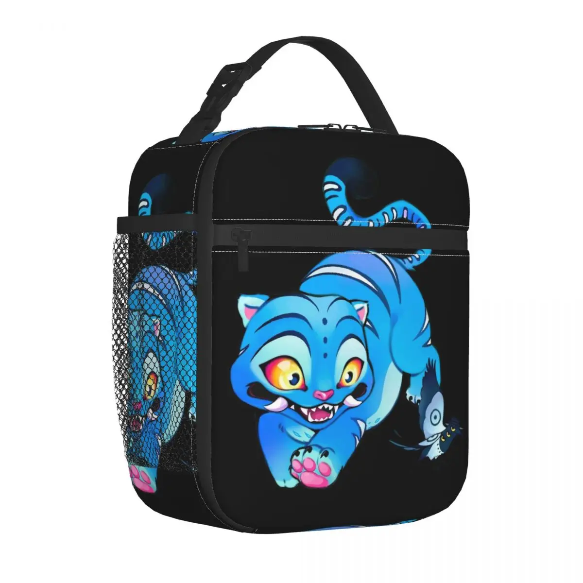 

Tiger And Bird Kpop Demon Hunters Derpy Изолированная сумка для обеда Контейнер для обеда Термосумка Tote Ланч-бокс Рабочие сумки для хранения еды