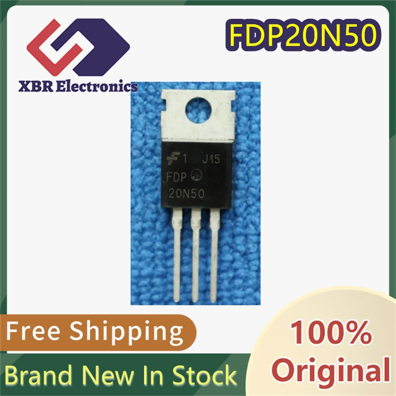 

(10/50 pieces) FDP20N50 20N50 TO-220 20A 500V Brand new genuine product In stock for quick delivery Free shipping