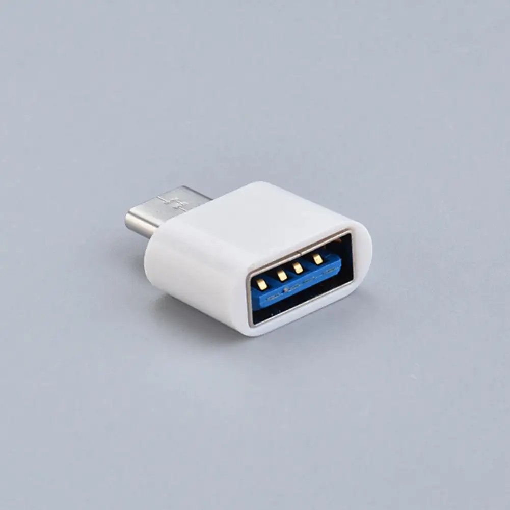 2 Stuks Otg Converter Praktische Usb Otg Kaartlezer Data Transfer Converter Usb Adapter TYPE-C Connector Voor Tablet