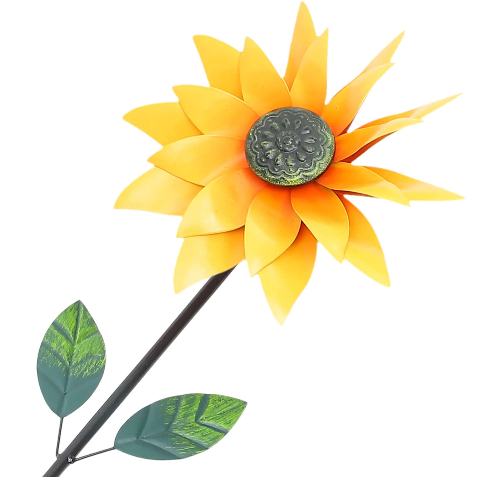 

Outdoor Windmill Decor Colored Metal Pinwheel for Garden Yard Bird Repellent Unique Design Long Time Use Windmill