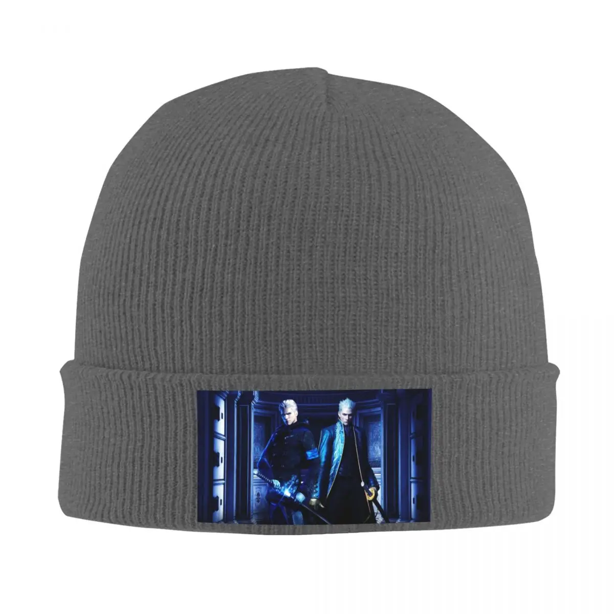 Vergil From The Devil May Cry Series Warm Knitted Cap Hip Hop Bonnet Hat Autumn Winter Outdoor Beanies Hats for Men Women Adult