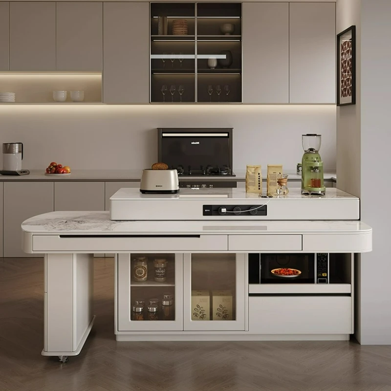 LTT Rotatable Retractable Folding Kitchen Bar Table Small Unit Storage Nakajima