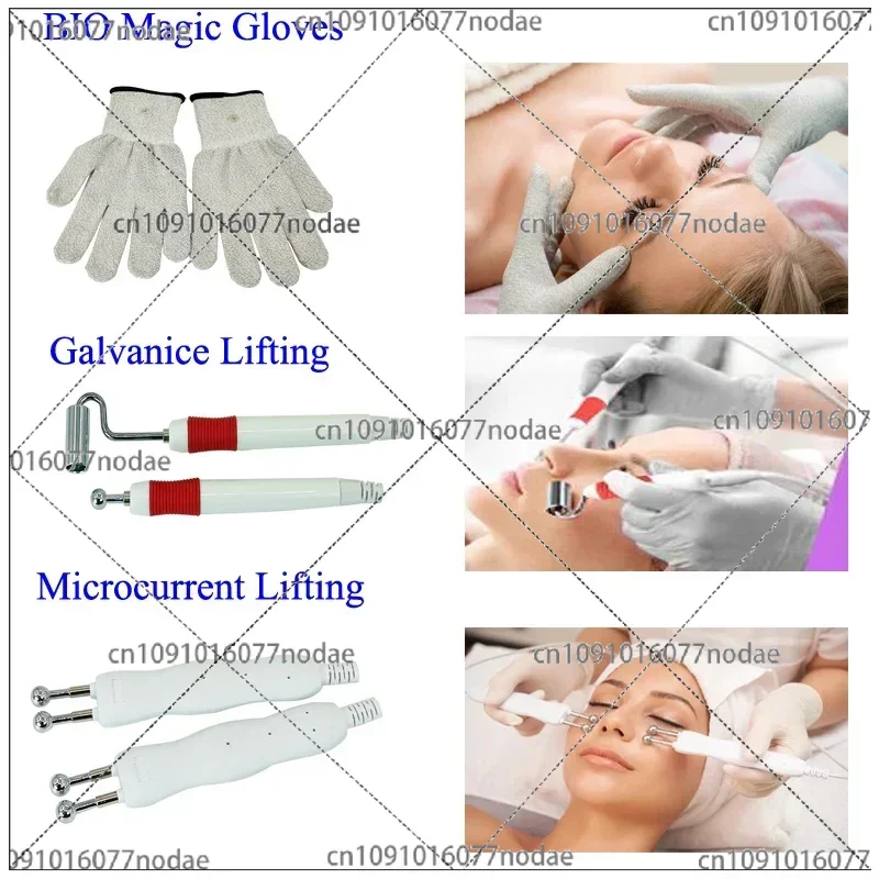 Au-8403 Galvanic BIO Face Lift Machine 2022 Microcurrent Gloves  Facial Toning Device