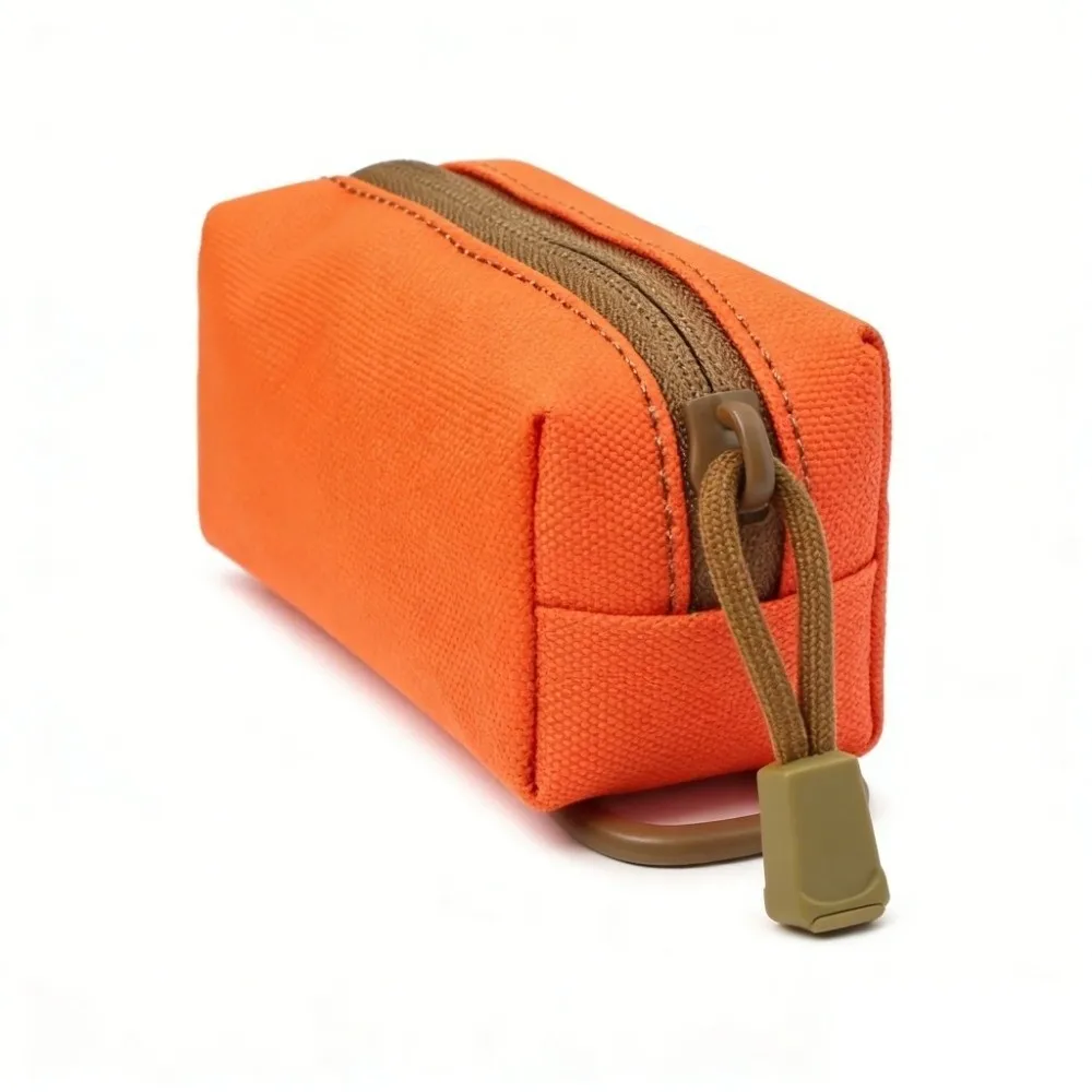 

Small Wallet Portable Waist Pack Zipper Closure Oxford Fabric Key Organizer Mini Size Lightweight Tool Kit Backpack Attachmen