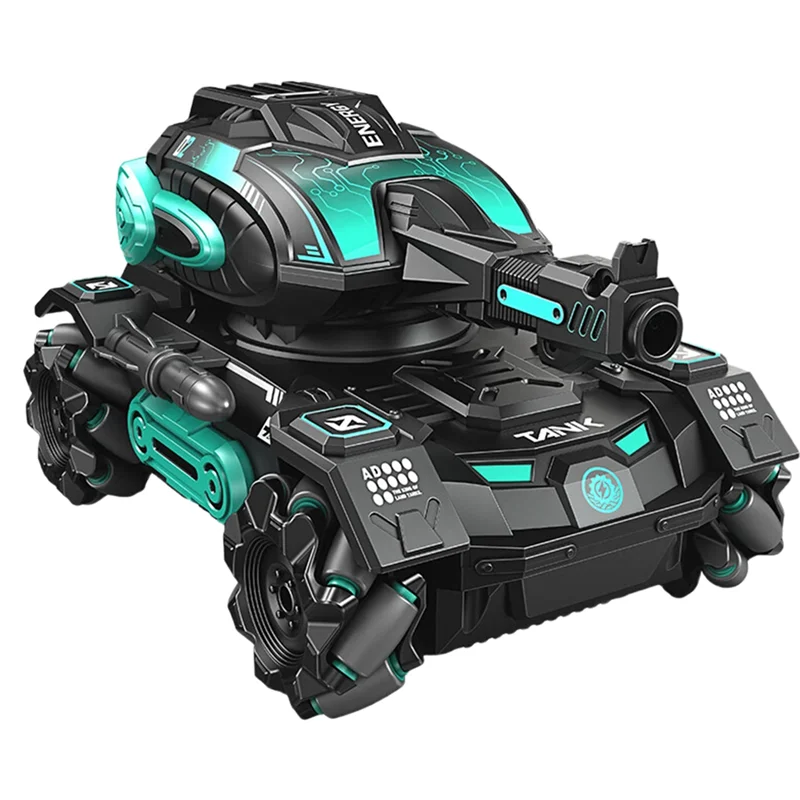 

RC Water Spray Car 2.4G Four-Wheel Stunt Launch Car Water Polo Tank Car Boy Machine Armor