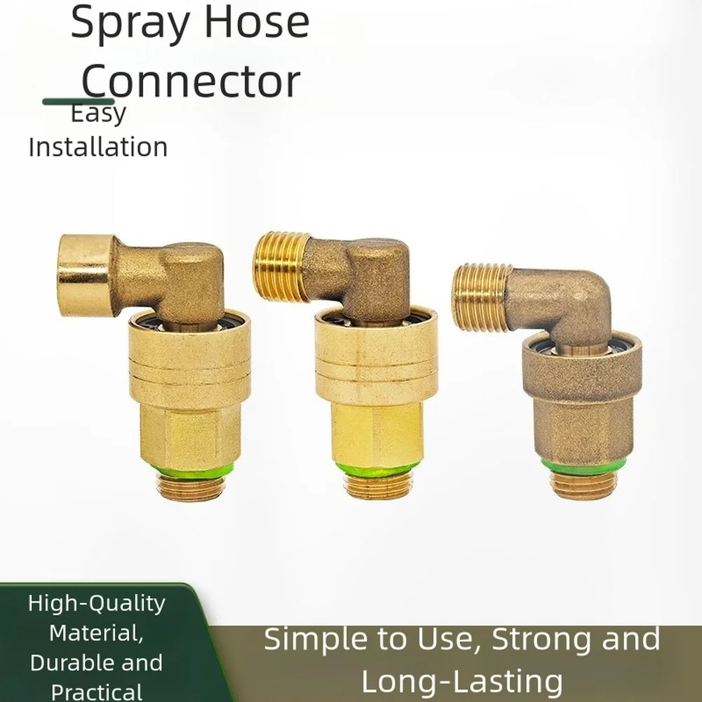 Spray Pump Pipe Rack Joint 90° Bearing Swivel Joint Anti-knot Tube Pulling Spraye Agricultural Plunger Pump Accessory
