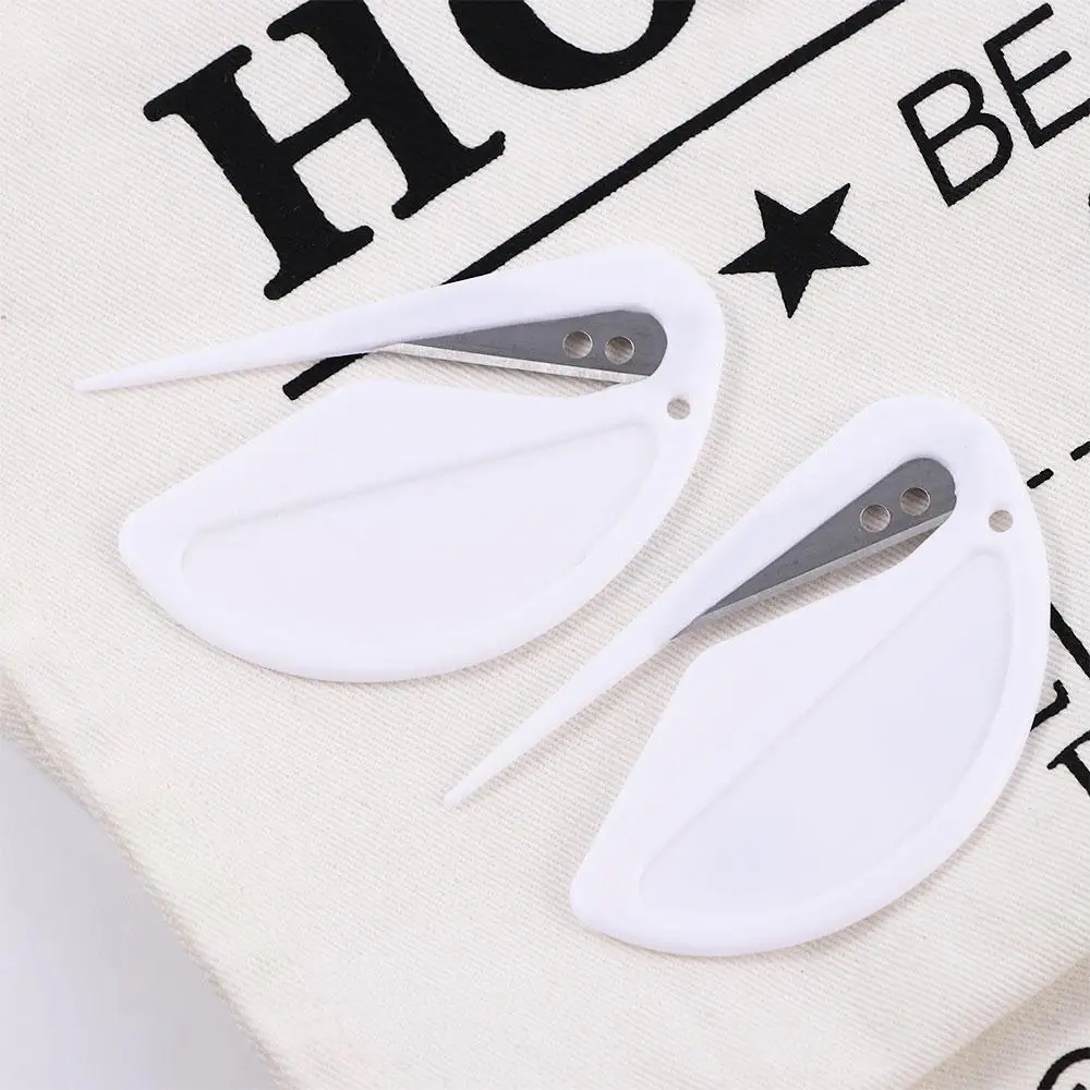 2pcs/set Durable Home School Supplies Mail Envelope Plastic Letter Opener Cutting Supplies Safety Papers Cutter Envelope Opener