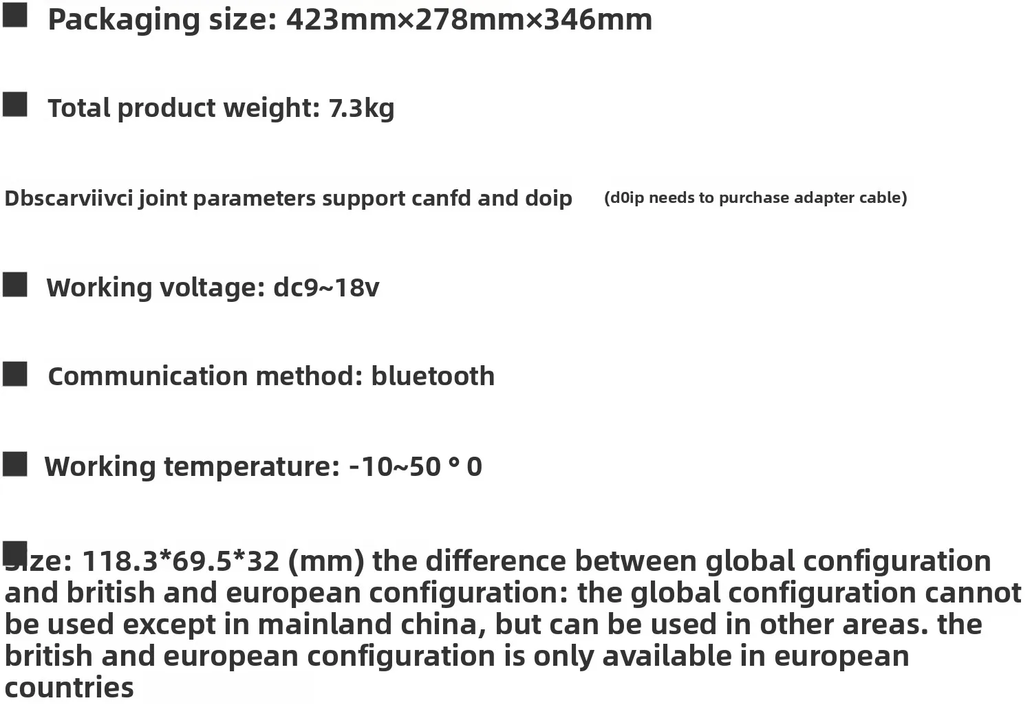 X431V PROTT Automotive Fault Diagnostics OBD Detector, Multilingual Version
