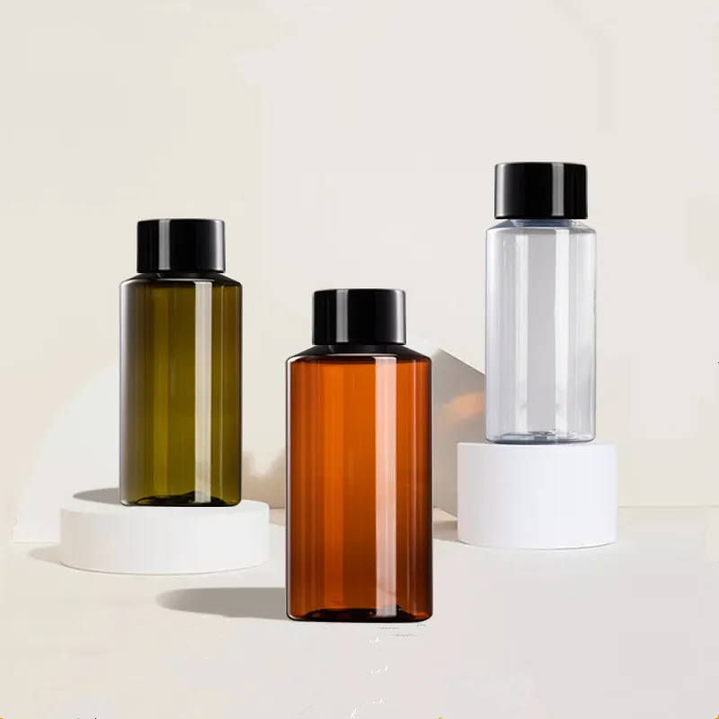 

10/30 шт. 100 мл/150 мл/200 мл/280 мл пластиковая винтовая крышка для розлива тонера лосьон для снятия макияжа масло дорожные контейнеры для ухода за кожей