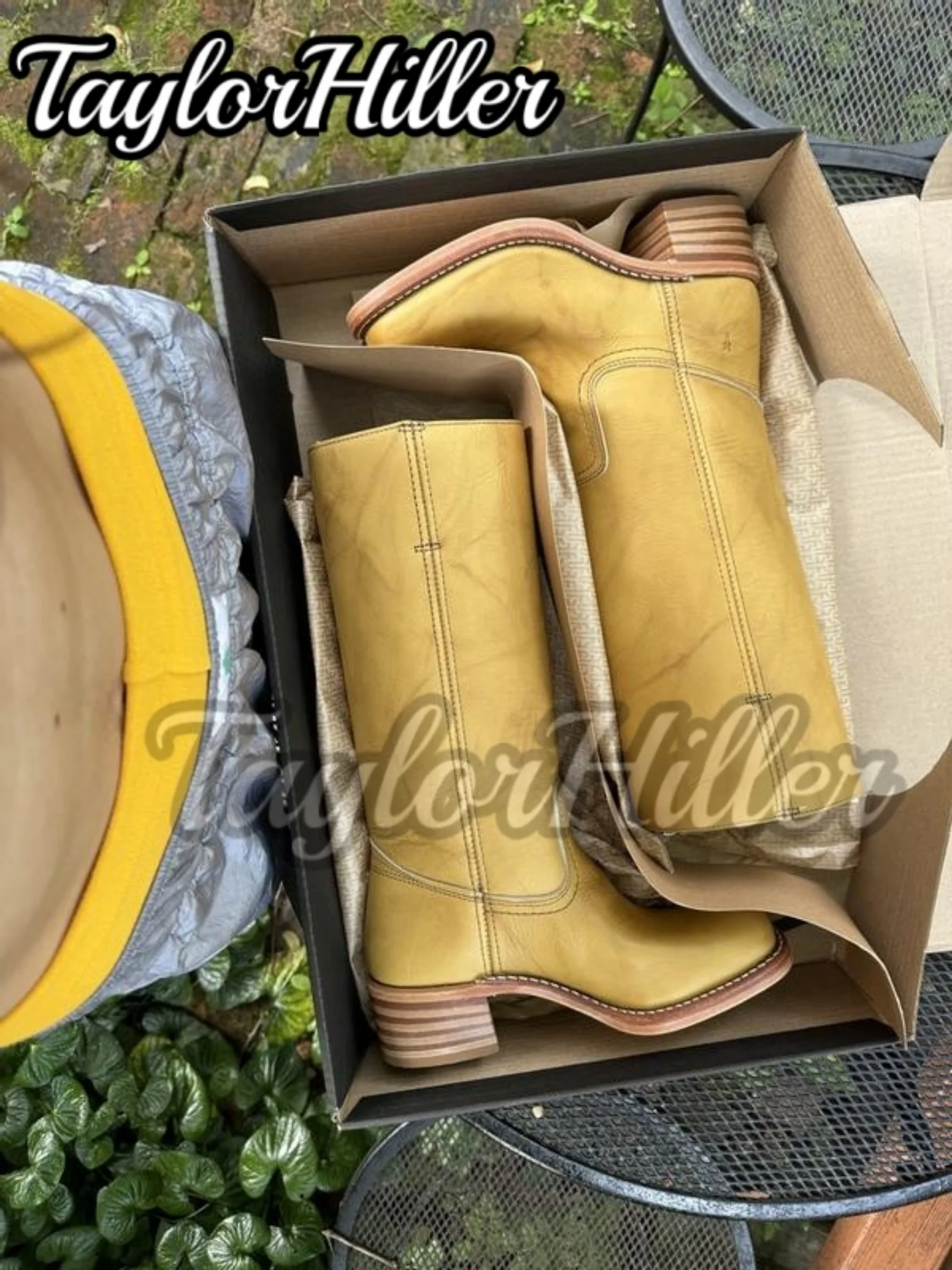 

Кремово-желтые ботинки до середины икры, женские роскошные дизайнерские туфли, однотонные розовые, коричневые, на массивном каблуке, Zapatos De Mujer, осень-зима 2025