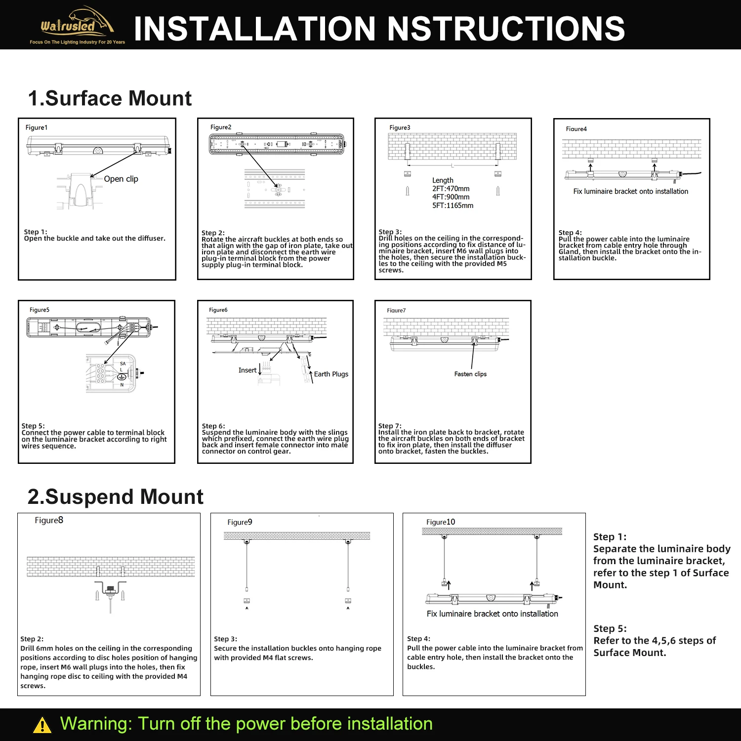 مستشعر حركة ثلاثي المستوى 4 أقدام LED ضوء خارجي مقاوم للماء IP65 40 وات 5000 لومن 100-277 فولت، قابل للتعتيم لمرآب المرآب ودرج FCC #6
