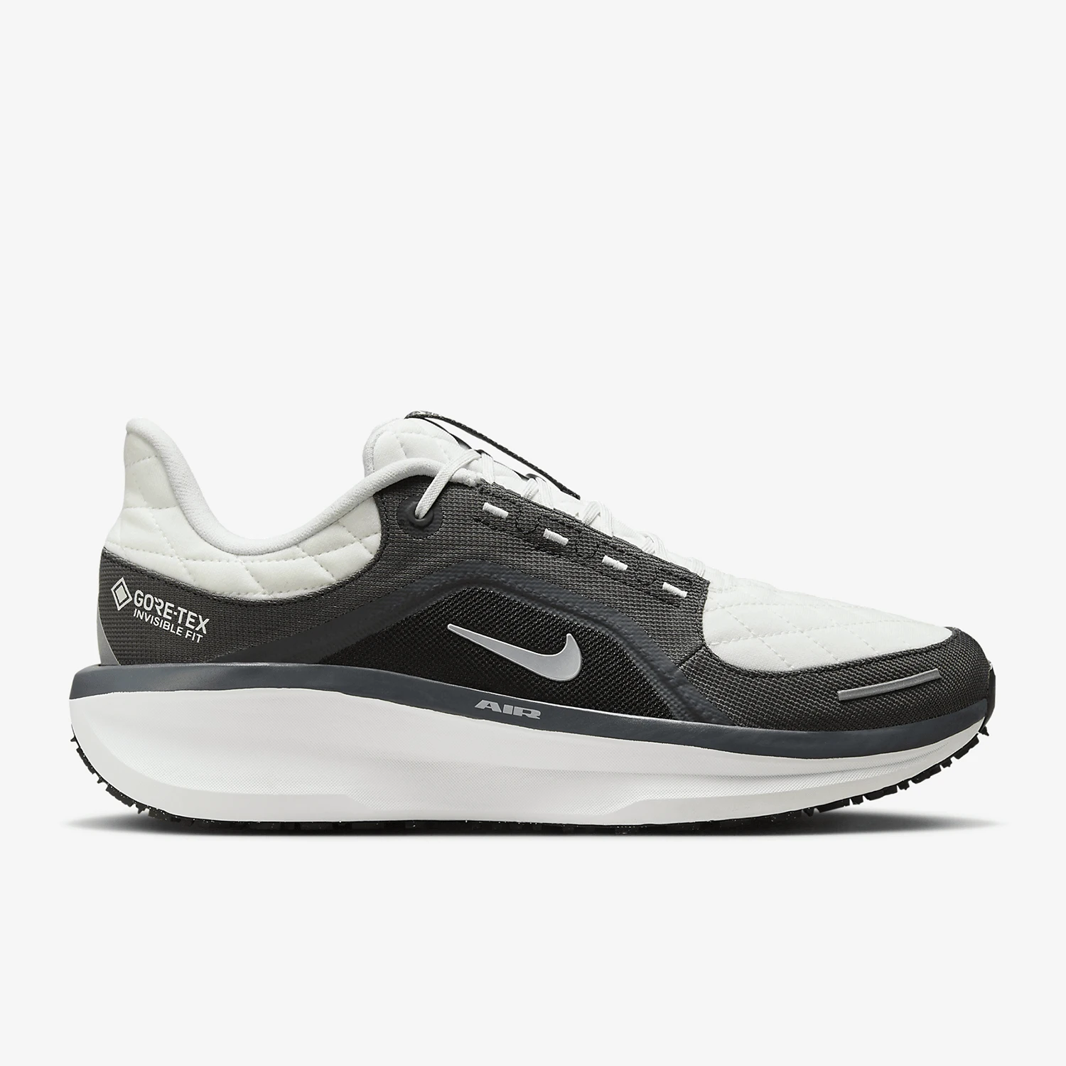 Nike Winflo 11 Gore-TEX zapatillas de correr bajas cómodas y versátiles para hombre zapatillas de deporte con cordones transpirables grises FQ1358-004
