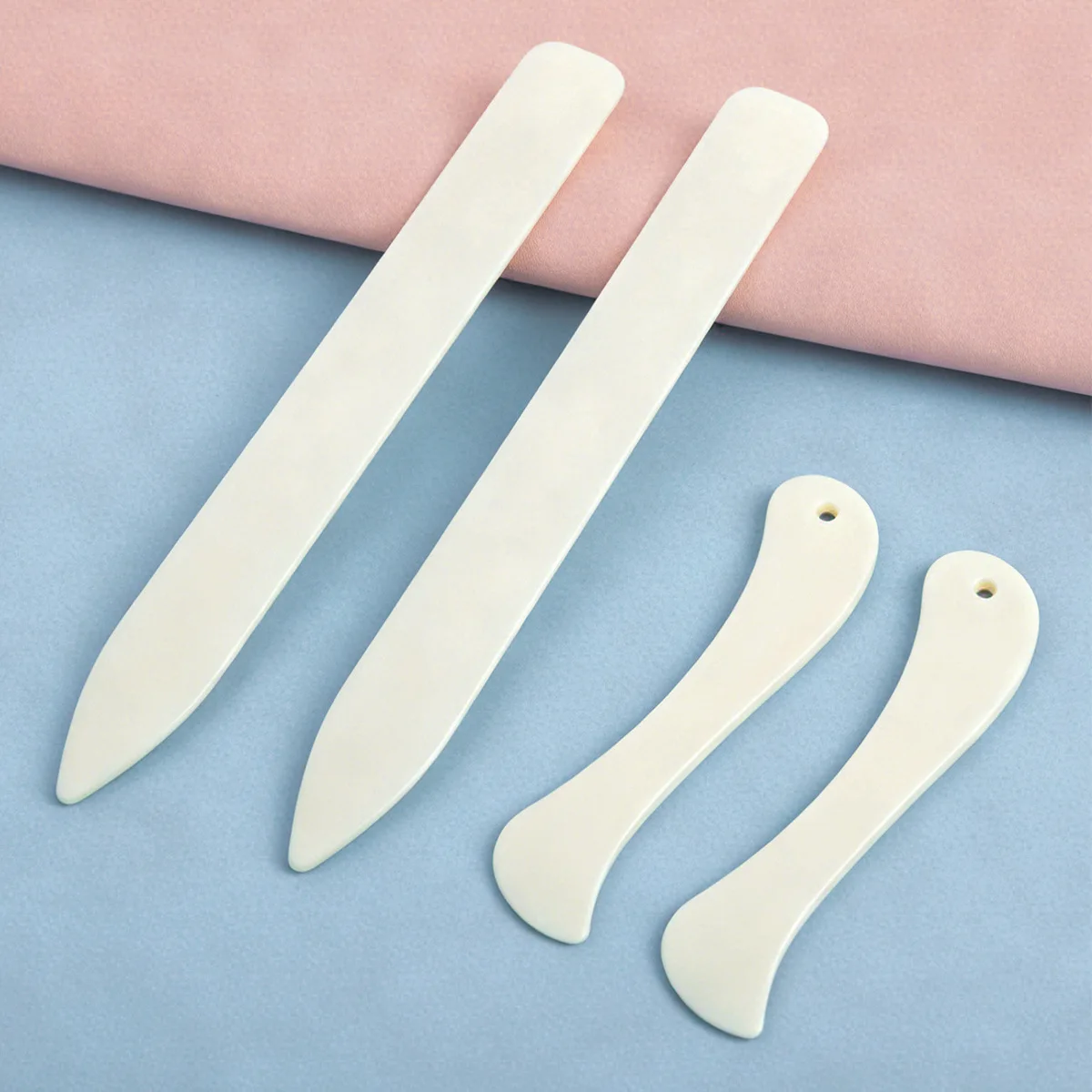 Imitation Cowhide Leather Embossing Folding Knife Letter Opener Creative Journal Material Collage Student Supplies Stationery