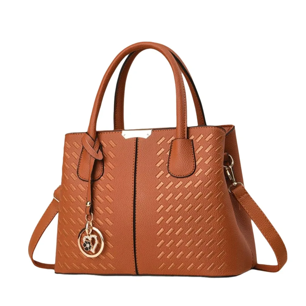 

Versatile PU Leather Ladies Hand Bags Large Capacity Zipper Hand-Held Shoulder Bag Underarm Bags Women