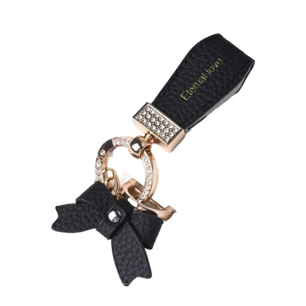 

Держатель для ключей из натуральной кожи класса люкс, брелок для женской сумки, модный декор, матовая пряжка, кожаный брелок для ключей от машины, органайзер для ключей