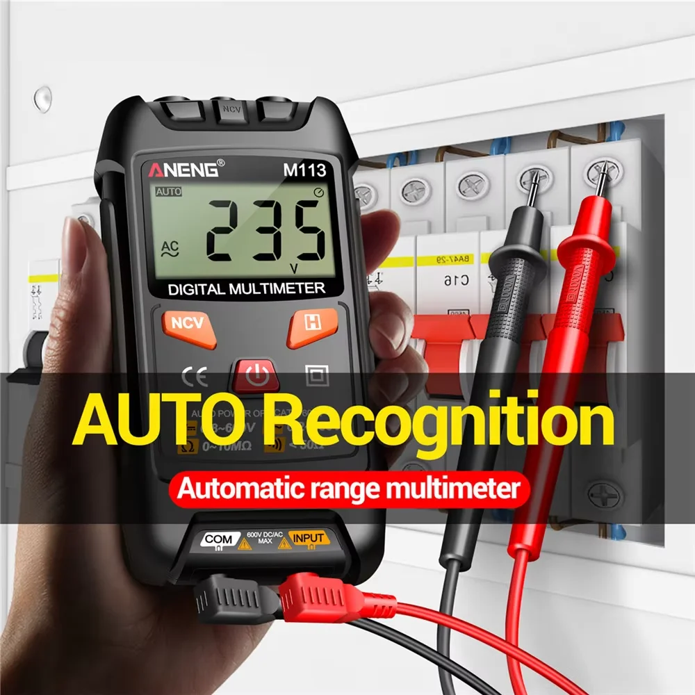 Digital Multimeter AC/DC Voltage Meter 1999 Counts Multimetro Ohm NCV Electricity Tools Fully Automatic Measuring Instruments