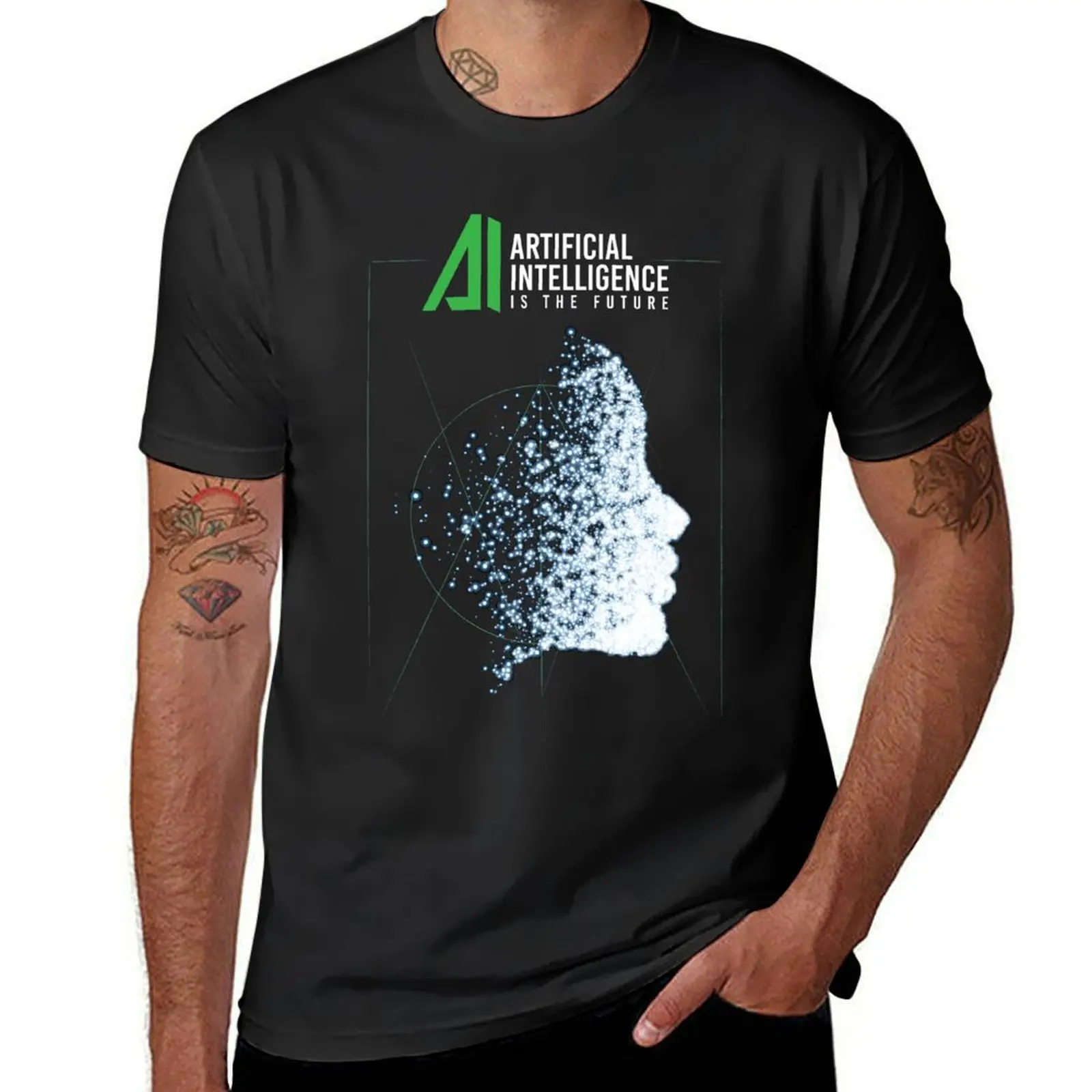 Artificial Intelligence AI T-Shirt oversizeds quick-drying cute clothes sports fans mens t shirts pack