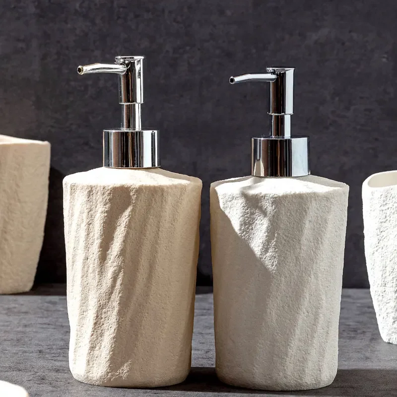 340ml Creative Resin Soap Dispenser Lotion Bottle Hotel Luxury Press Bottle Shampoo Shampoo Shower Gel Split Bottle Dispenser