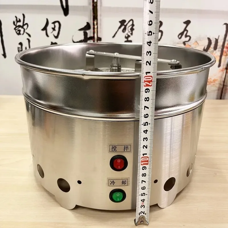 220V/110V 1200g Rotating Coffee Bean Cooling Plate Cooler Double Fan Large Suction Home Roasted Bean Cooling Machine 4