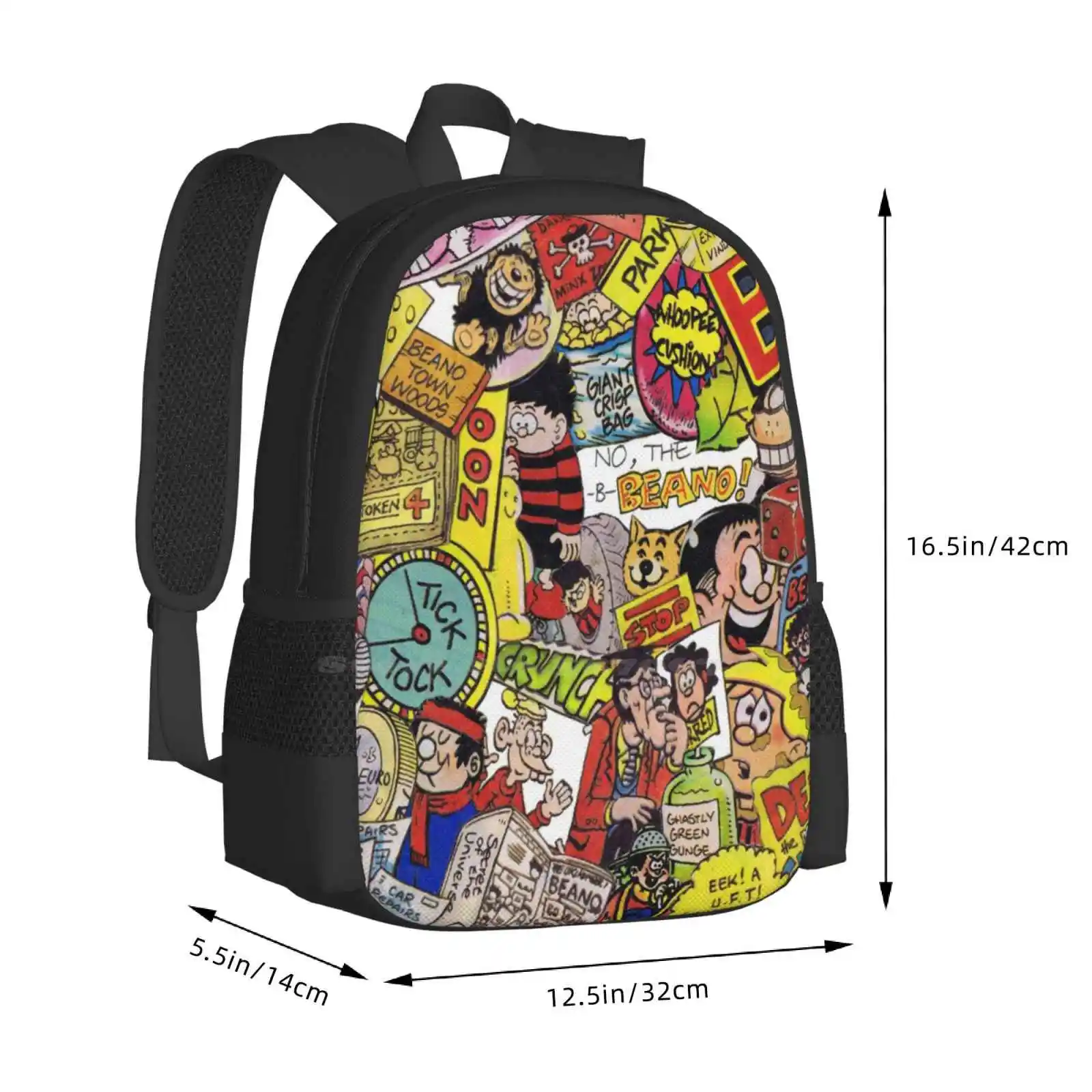 Moda Beano Bolsas Mochila, Bolsas de moda, Rick Ross, Roger, The Terrible Comics, colagem, venda quente