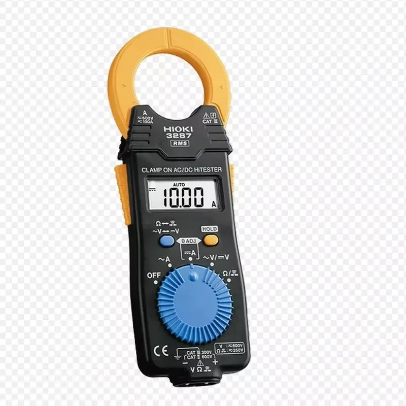 Original HIOKI 3287 AC/DC True RMS Clamp Meter 10/100A Clamp on Ammeter 600V CAT III 600V 35mm Jaw