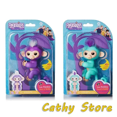 Unicorn Series Peripheral Anime Model Finger Monkey Cute Pet Action Figurine Model Interactive Desktop Decor Collect Toy Gifts