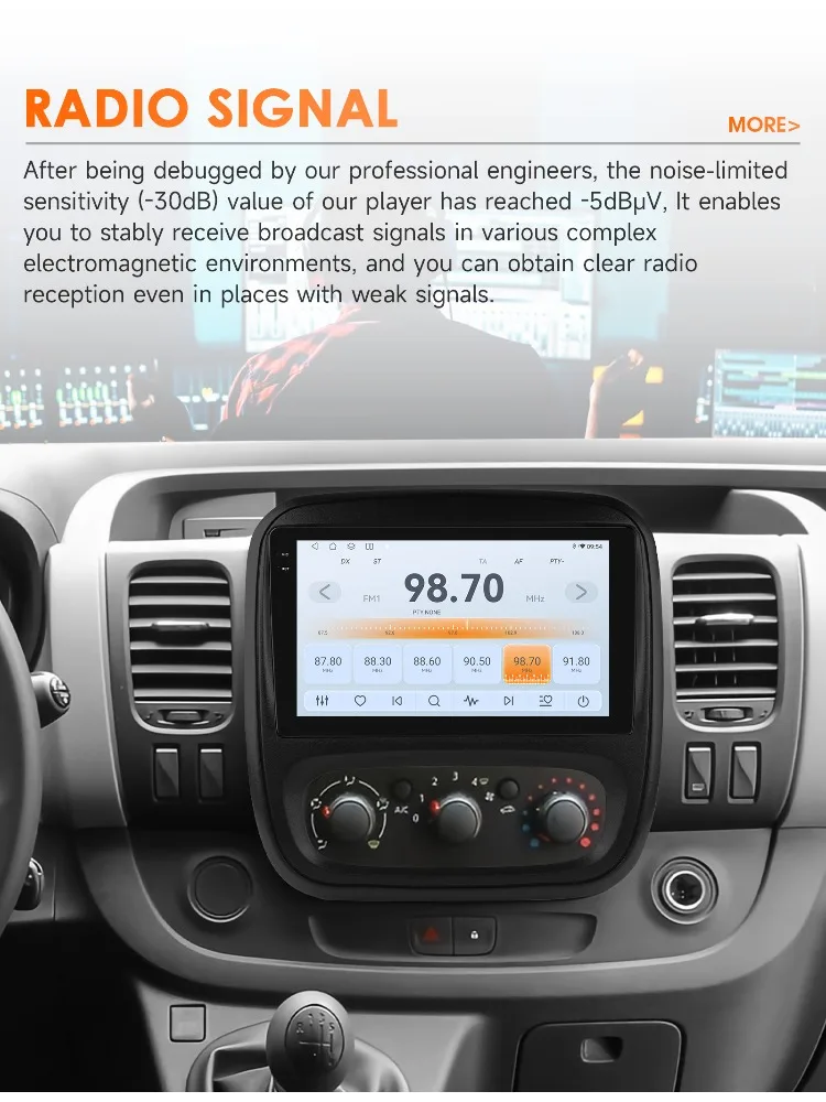 Android-Autoradio für Renault Trafic 3 2014–2021 für Opel Vivaro B X82 Auto-Multimedia-Player 8-Kern-Autoradio von Snapdragon 6115