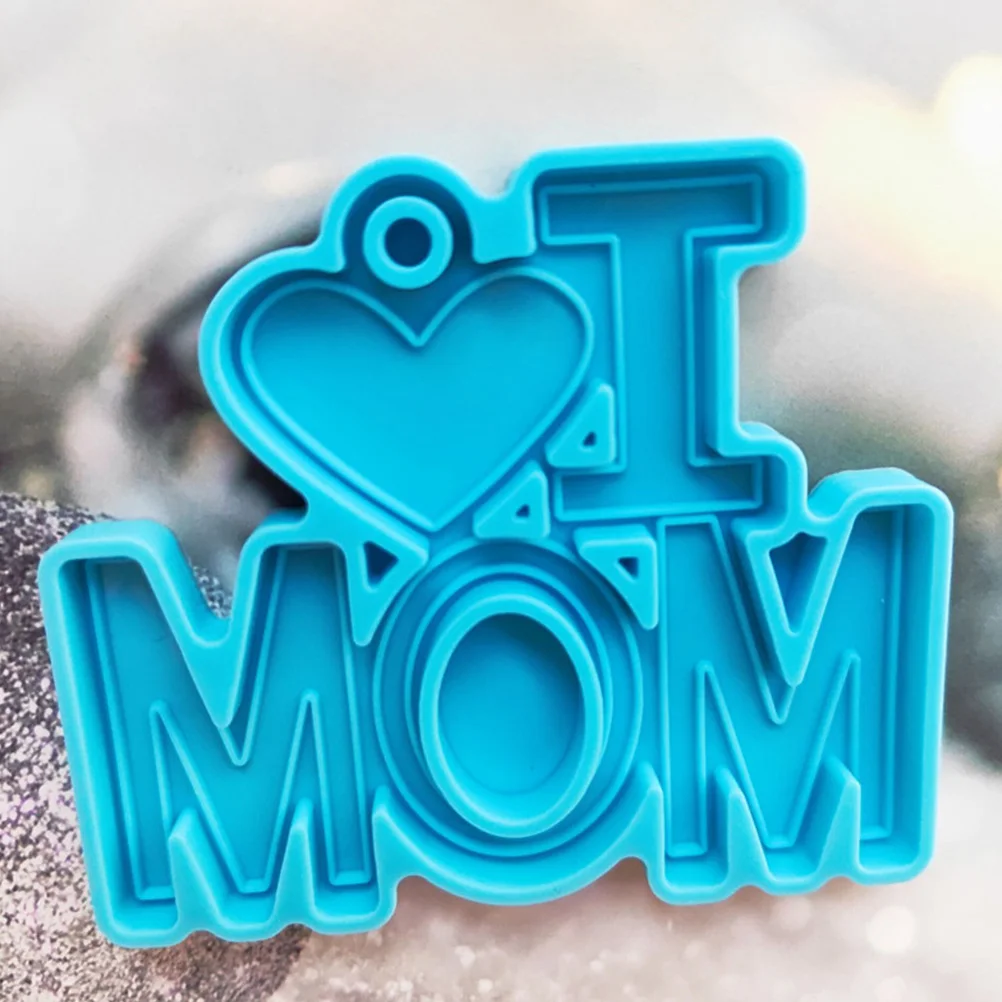 

5 Pcs Pendant Mold Heart Shape DIY Silicone Molds Mom Gifts Jewelry Manual Molds Craft Making Storage Easy