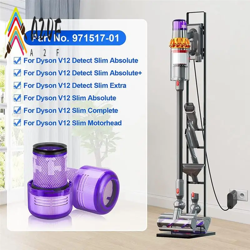 

A20F-Hepa Фильтр Вакуумный фильтр Моющийся фильтр для Dyson V12 Detect Slim Extra Absolute, номер запасной части. 971517 -01