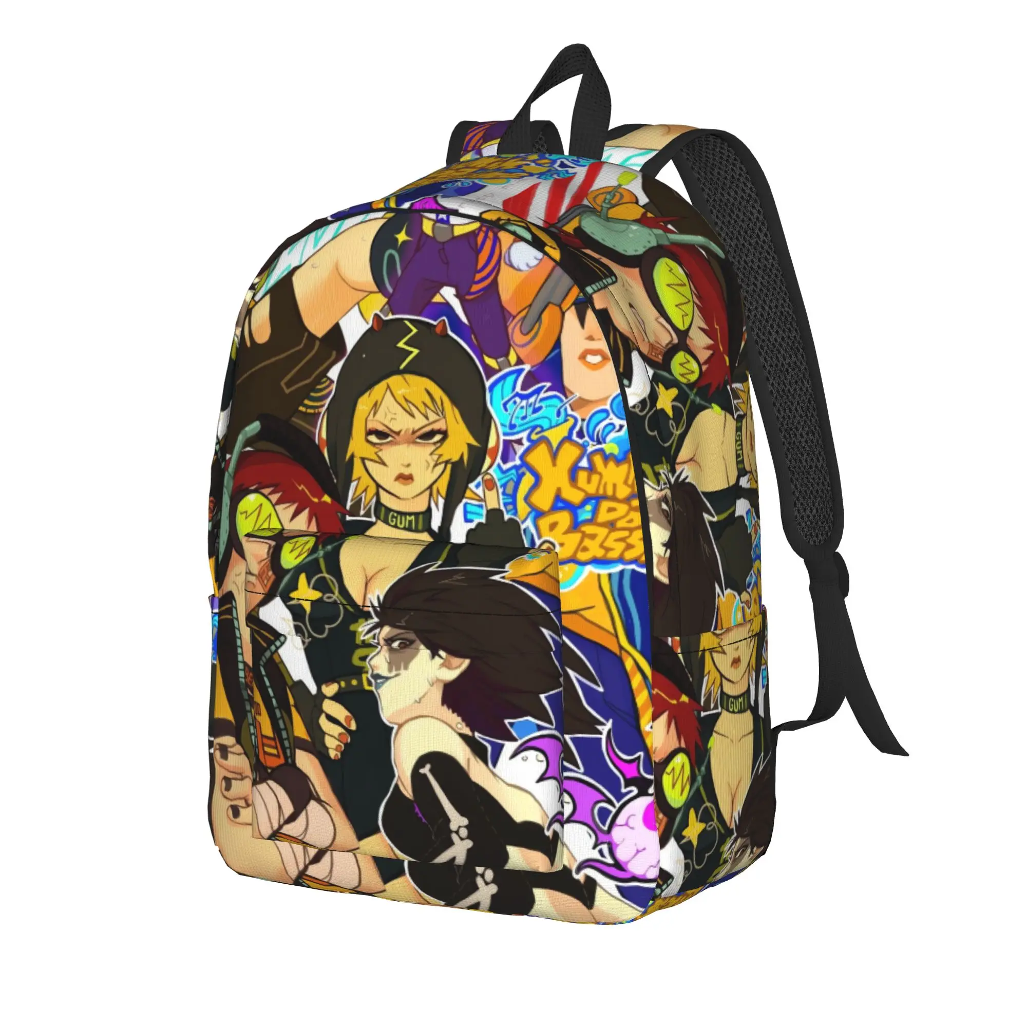 Jet Set Radio Future Backpack  Pretty Backpacks Women Daily Print High School Bags Designer Rucksack