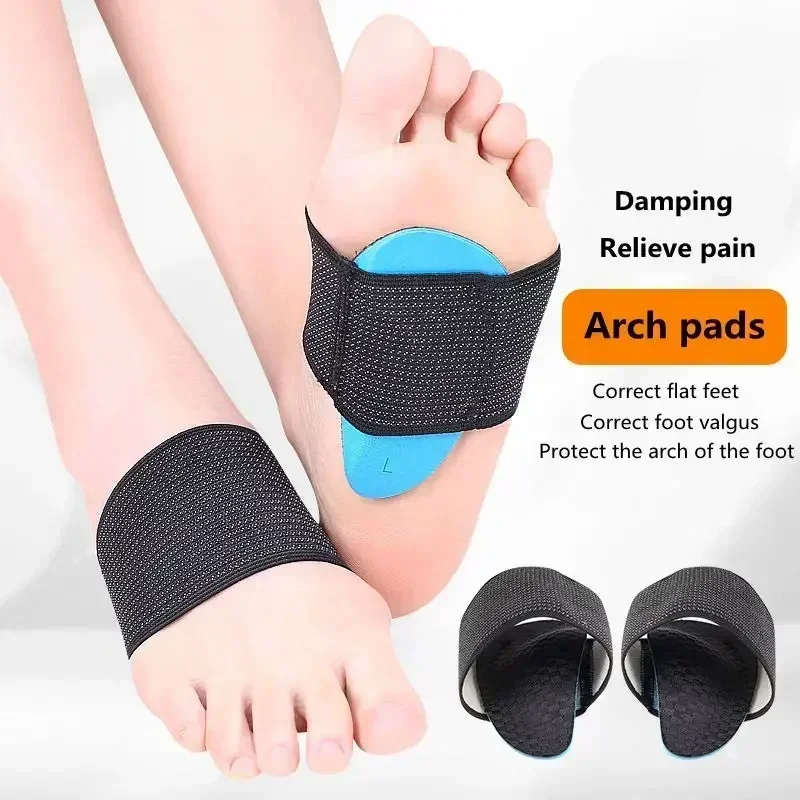 2 Pcs EVA Flat Feet Arch Support Orthopedic Insoles Pads for Shoes Men Women Foot Valgus Sports Insoles Shoe Inserts Accessories