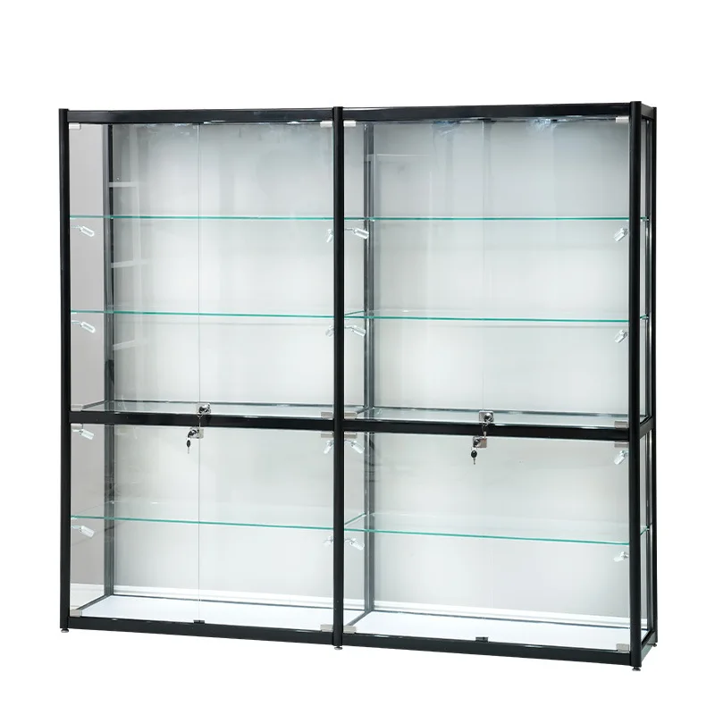 

Custom. keway custom 140*50*200cm toy glass display cabinet store item showcase