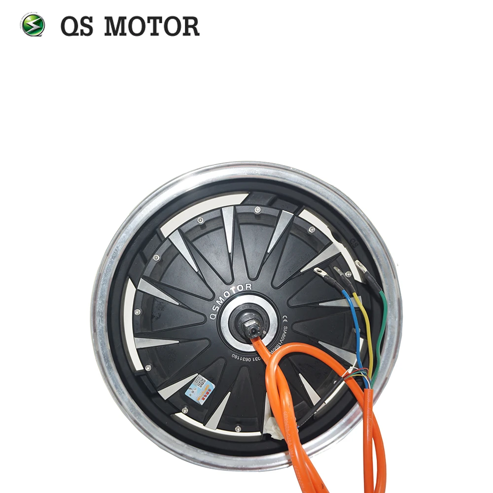 QS Motor 14x2.5inch QS260 30H 1500W V1 60V 630RPM BLDC Motor In-wheel Electric Hub Motor for Electric Motorcycle Moped Engine